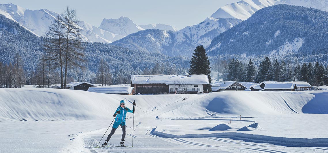 Winterbilder von Haus Almfriede und Leutasch